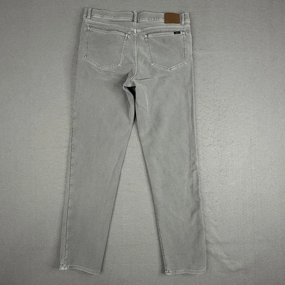 Faherty Men's Grey Stretch Terry Pants 33x30 Denim Casual Straight Leg - Picture 8 of 11